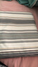 黄河口老粗布床单【A类纯棉】秋冬加厚床单 粗布床单纯棉床上用品极度舒适床单 梦幻紫彩条 200X230cm适合1.5米床 实拍图