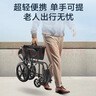 迪护手动轮椅轻便折叠老人专用出行旅行手推车可折叠便携式老年人小型 实拍图