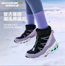 Skechers斯凯奇儿童绒绒靴儿童搭扣加绒靴子女童雪地靴保暖棉鞋664200L 实拍图