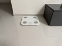 米家（MIJIA）小米智能体脂秤S400 白色 双接家用电子秤体重秤 高精准25项身体数据平衡测试 体重管理 减肥专用 实拍图