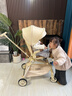 英氏YeeHoO风行遛娃神器高景观婴儿推车0-3岁可坐可躺可折叠轻便溜娃 风行云舒简咖【经典款】 实拍图