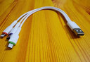 KOOLIFE  三合一数据线支持苹果Type-c安卓手机充电器线iPhone12/11小米oppo适用华为一拖三充电线20cm白 实拍图
