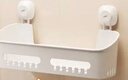 太力 浴室置物架免打孔卫生间置物架墙上壁挂吸盘收纳盒升级版40cm 实拍图