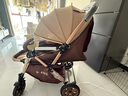 奔昂 婴儿推车可坐可躺轻便避震宝宝折叠婴儿车双向BB童车手推车 升级卡其+一键单手收+可坐躺+可双向推行+四轮高配 实拍图