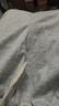 棉致显瘦窄版高腰裤子女秋冬季新款加绒宽松直筒阔腿休闲裤运动卫裤 灰色【052常规高品质23.5】 XL 120-135斤 实拍图