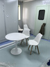 凡社餐桌洽谈桌阳台小圆桌子郁金香简约办公室公寓宾馆会客圆桌椅组合 实拍图