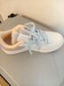 鸿星尔克女鞋板鞋红星旗舰运动鞋冬季新款增高轻便休闲鞋子女款百搭小白鞋 微晶白/雾粉 37 实拍图