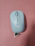 罗技（Logitech）M221 轻音鼠标 无线鼠标 办公鼠标 对称鼠标 带无线微型接收器 雾霭蓝 实拍图