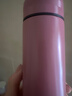 【京东物流配送】智能显温保温杯不锈钢高颜值保热保冷 豆沙红480ml304 实拍图