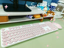 雷柏（Rapoo） X260S 键鼠套装 无线键鼠套装 办公键盘鼠标套装 电脑键盘 笔记本键盘 粉色 实拍图