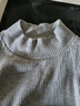 优衣库女装罗纹高领T恤/长袖小高领内搭479588 03 灰色 2XL /165/100B 实拍图