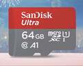 闪迪（SanDisk）64GB TF（MicroSD）内存卡 A1 U1 C10 至尊高速移动版存储卡 读速140MB/s 手机平板游戏机内存卡 实拍图