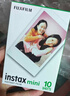 富士胶片FUJIFILMinstax立拍立得相机 3英寸mini迷你相纸胶片胶卷 双包+冰箱贴+收纳盒+边框贴+相册【含20张白边】 官方标配 实拍图
