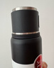 慕馨（moosen）保温保冷杯壶316不锈钢水杯男士大容量泡茶杯便携杯子男款定制 【保温保冷】黑1000ml+杯套杯刷 实拍图