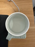 mokkom磨客养生壶 热牛奶杯 办公静音养生杯0.5L 煮茶花茶银耳 热牛奶神器烧水壶办公室烧水杯 热奶杯 26新款 【分体式可冲洗】 浅杉绿 0.5L （送勺子） 实拍图