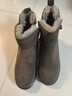 达芙妮雪地靴女冬季加绒加厚保暖短靴东北大棉鞋子 4023608085 棕色 37  实拍图