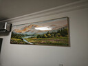 墨派客厅装饰画现代简约沙发背景墙壁画背有靠山超大尺寸横幅山水挂画 背有靠山D款 210x70cm(适合2.5米沙发)晶瓷 实拍图