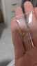 洲足金999金珠黄金小金珠金豆古法金珠DIY配件散珠隔珠路路通转运珠 3mm金珠  合单满 0.16g 包邮 单颗约0.02g 实拍图