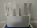 Tenda腾达路由器【千兆WiFi6+穿墙王】无线AX3000信号增强家用放大器Mesh限时补贴金榜一名云霄白立式 实拍图