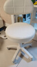 华恺之星凳子吧台椅家用可升降转椅旋转美容院凳前台滑轮圆凳BY651白靠背 实拍图