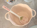 草莓陶瓷碗勺家用高颜值米饭碗少女心甜品碗釉下彩餐具套装 【2件套】浅粉草莓小号汤碗+勺 实拍图