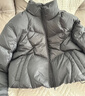 太平鸟女装羽绒服泡芙短款立领冬小个子保暖面包服外套 灰色 M 实拍图