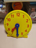 博教（BOJIAO）【全网低价】钟表模型小学生数学一二年级时钟儿童教学学具学习认识时间 黄色钟表12小时两针联动 实拍图
