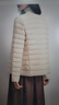 鸭鸭（YAYA）佟丽娅同款轻薄羽绒服女新款冬季短款圆领内胆修身时尚薄外套男 米白色【女款无领】 L 【建议100-115斤】 实拍图