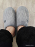京东京造【厚底防滑】棉拖鞋男士冬季室内居家毛拖保暖半包深灰色44-45 实拍图
