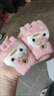 COSMICKISS幼儿手套1-3岁分指翻盖式小月龄儿童五指手套冬季保暖2岁手套婴儿 翻盖式婴儿手套【粉色】 实拍图
