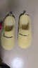 洁丽雅棉拖鞋女士秋冬季包跟室内家居家用情侣保暖防滑毛绒男士冬天棉鞋 黄色 40-41 (适合39-40码) 实拍图