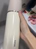 苏泊尔（SUPOR） 保温杯316L不锈钢大容量水杯学生保温杯男女士车载户外便携杯子 奶白色【经典款】500ML 实拍图