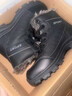 全洲狼 雪地靴男冬季新款东北棉鞋男大码抗寒防水加绒保暖轻便防滑靴子 黑色棉鞋-升级版 加绒 42 (260mm) 实拍图
