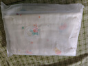 洁丽雅卡通印花纯棉A类婴儿童巾洗脸洗澡面巾一面纱布一面毛圈小毛巾4条 实拍图
