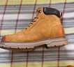 骆驼（CAMEL）王俊凯同款冬加绒户外工装马丁大黄靴男 G122W7757TR 金黄 42 实拍图