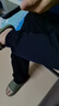 361°运动裤男春季宽松保暖休闲裤直筒束脚针织长裤跑步裤子男 【直筒】超级黑 XL 实拍图