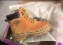 Dickies女士马丁靴高帮时尚情侣靴百搭工装靴女 土黄 女款-35  实拍图