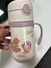 膳魔师（THERMOS）儿童吸管保温杯超轻316L不锈钢把手学生杯幼儿园婴儿水杯上学TCKC 实拍图