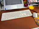 CHERRY樱桃DW2300键盘无线键鼠套装 键盘鼠标商务办公家用笔记本电脑外接全尺寸轻音便携人体工学 复古白 实拍图
