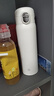 京东京造保温杯 水杯男女 316不锈钢学生礼物送老师【一键弹盖】白480ml 实拍图