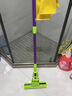 妙洁胶棉拖把27cm杆长120共2头滚轮式懒人家用一拖净免手洗海绵吸水 实拍图