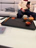 京东京造 茶盘茶托 人造石茶盘功夫茶托办公家用客厅排水式悟悦茶盘-中号 实拍图