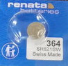 瑞纳达（RENATA）SR621SW/364手表电池瑞士进口纽扣电池1粒浪琴斯沃琪天梭欧米伽swatch卡西欧ckdw石英表 1件包邮 实拍图