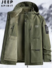 JEEP SPIRIT吉普冲锋夹克男三合一衣服外套男秋冬季男士休闲宽松工装连帽男装 实拍图