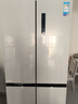 美的冰箱双开门四开门一级能效双变频十字对开门家用电冰箱双循环风冷无霜大容量480wifi智控/531/501 531双系统一级双变频 谷雨灰 实拍图