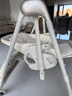 贝易餐椅摇椅二合一儿童餐椅学坐椅婴儿电动摇椅哄睡摇椅 贝易卡其 实拍图