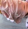 京东京造【10A抑菌】A类一等品50支纯棉睡衣女睡衣秋冬情侣家居服浅粉XL 实拍图