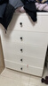 禧天龙免安装73cm加大面宽杂物大承重简易衣柜儿童收纳柜五斗柜五层白 实拍图