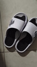 回力运动拖鞋男浴室内户外不易滑厚底凉拖鞋HL39391白黑色45-46码 实拍图