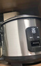 三角牌（Triangle）电饭煲家用不锈钢电饭锅3L煮饭锅2-3人老式电饭煲304不锈钢胆米饭锅带蒸笼TG-Z30X12Z 实拍图